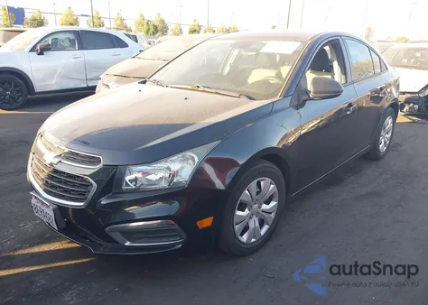 2015 Chevrolet Cruze Ls Auto из США, поврежденный, VIN 1G1PA5SG3F7207817